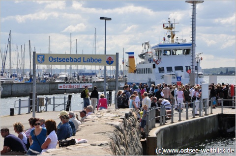 Anlegestelle Hafen Laboe